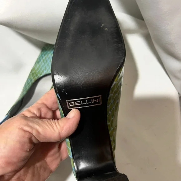 Vintage Bellini Snakeskin Women's Heels Size 5 - Picture 6 of 6